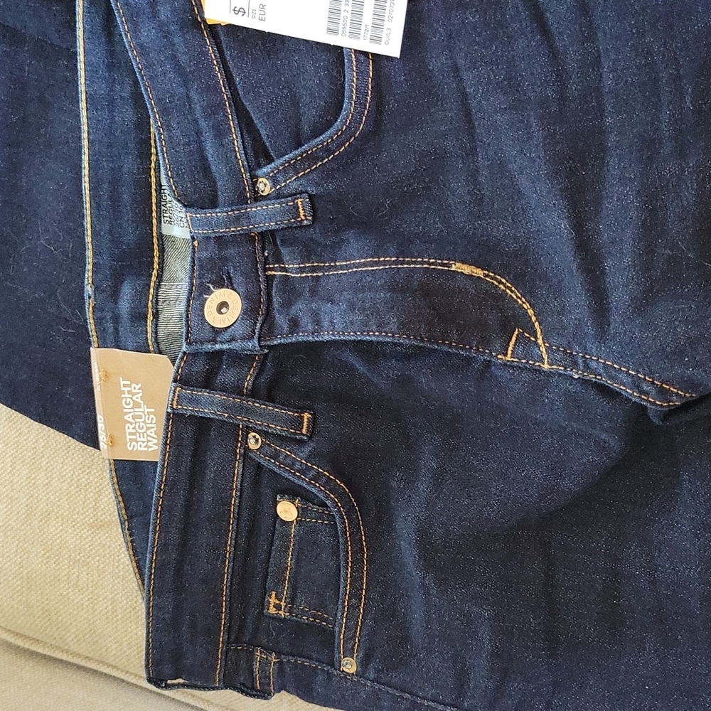 H&M jeans,straight legs,Regular waist 26/30